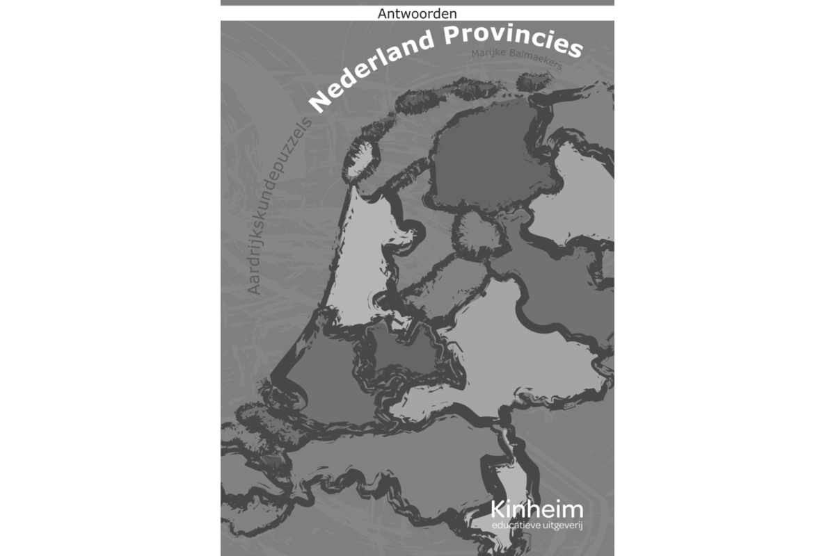 Aardrijkskundepuzzels groep 6 Nederland provincies antwoorden