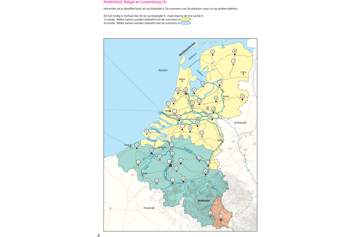 Zelfstandig topo trainen Europa (5 stuks)