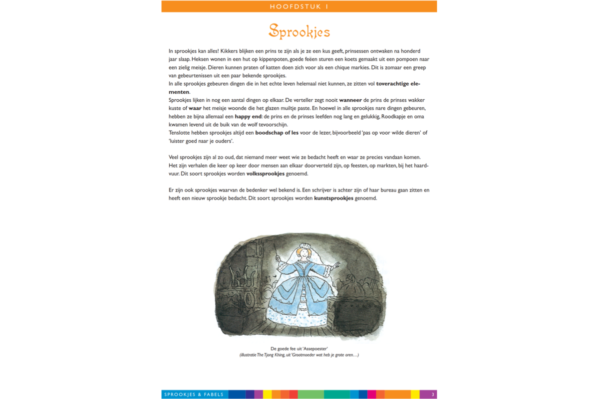 Sprookjes en fabels werkgids (5 stuks)