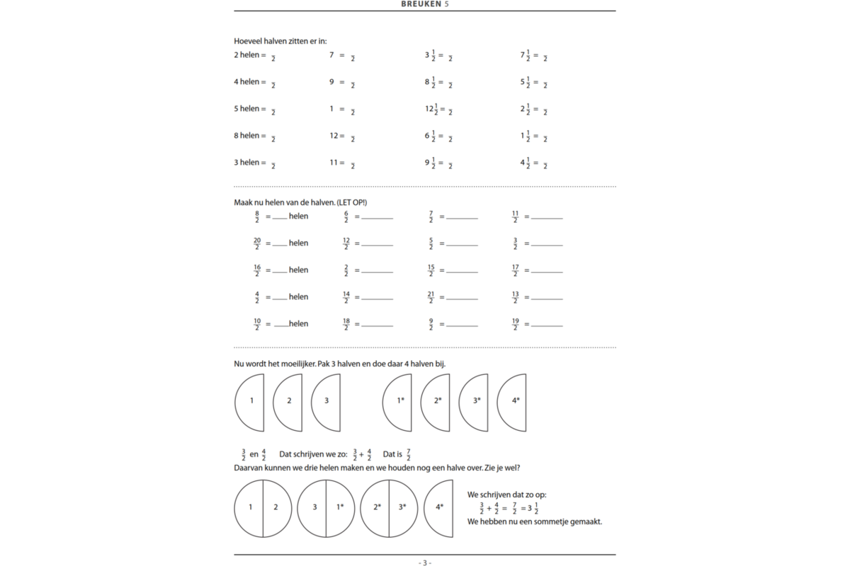 Breuken groep 5 (5 stuks)