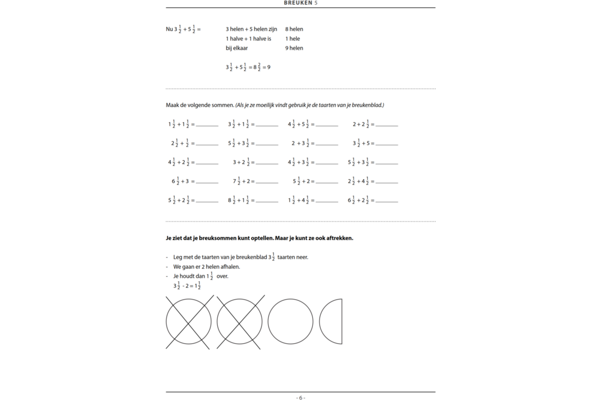 Breuken groep 5 (5 stuks)