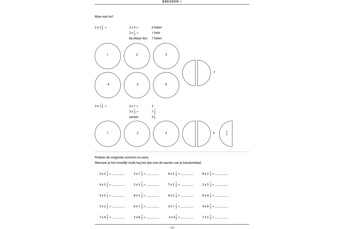 Breuken groep 5 (5 stuks)