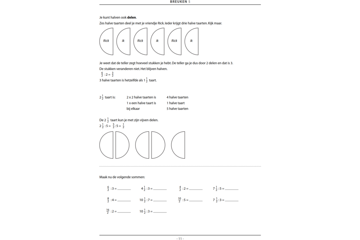 Breuken groep 5 (5 stuks)