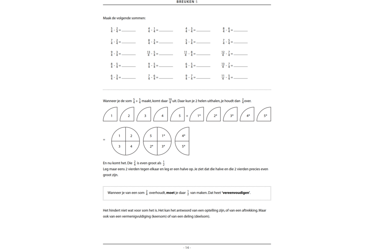 Breuken groep 5 (5 stuks)