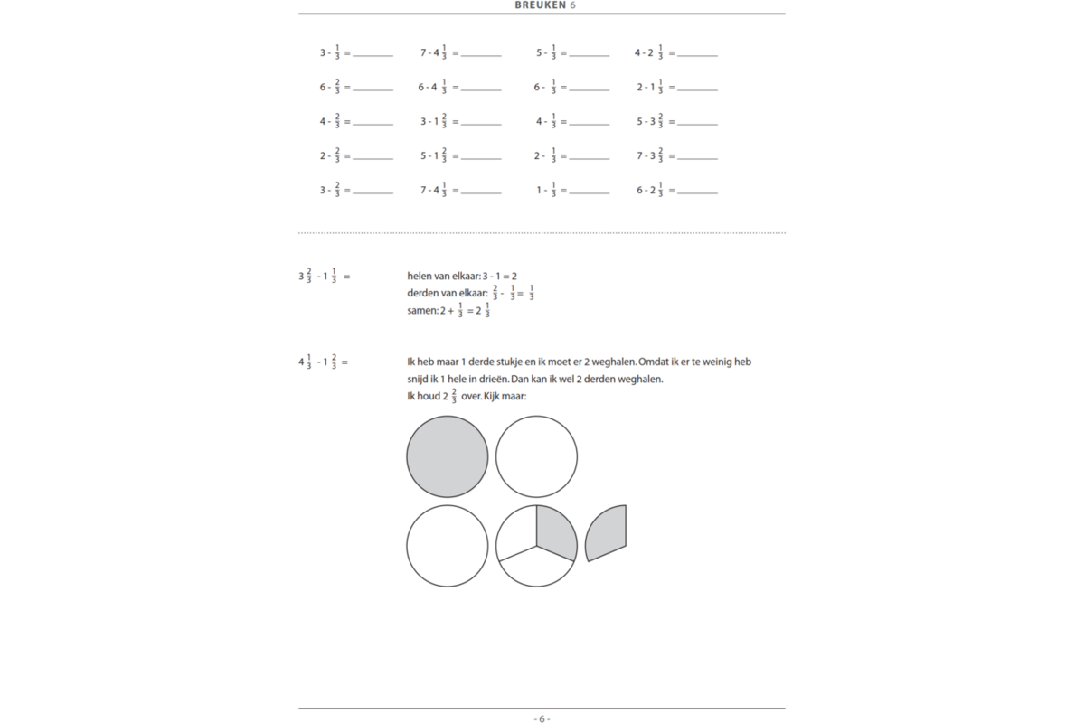 Breuken groep 6 (5 stuks)