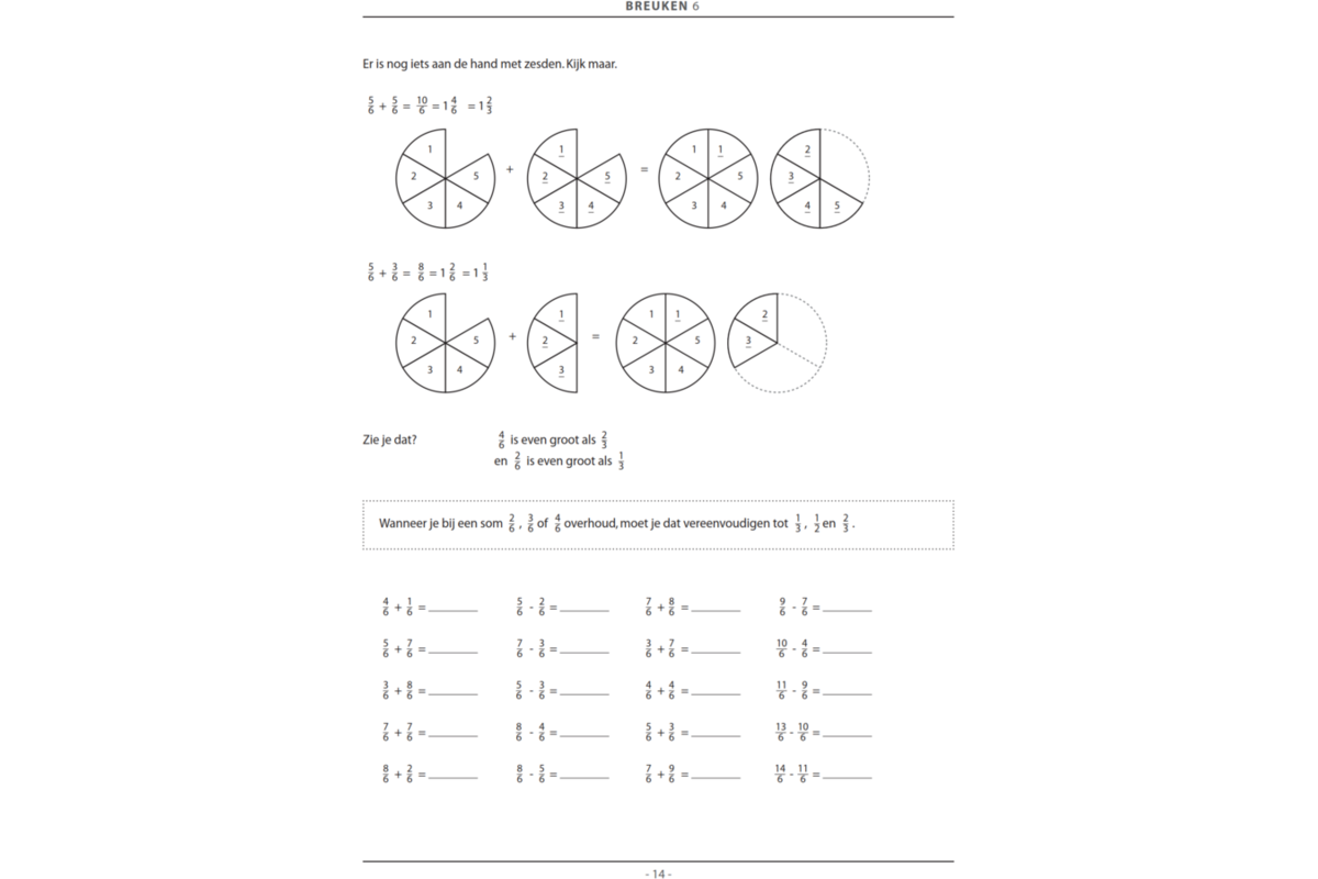 Breuken groep 6 (5 stuks)