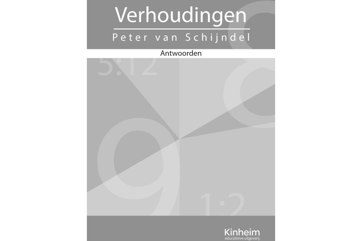 Verhoudingen antwoorden