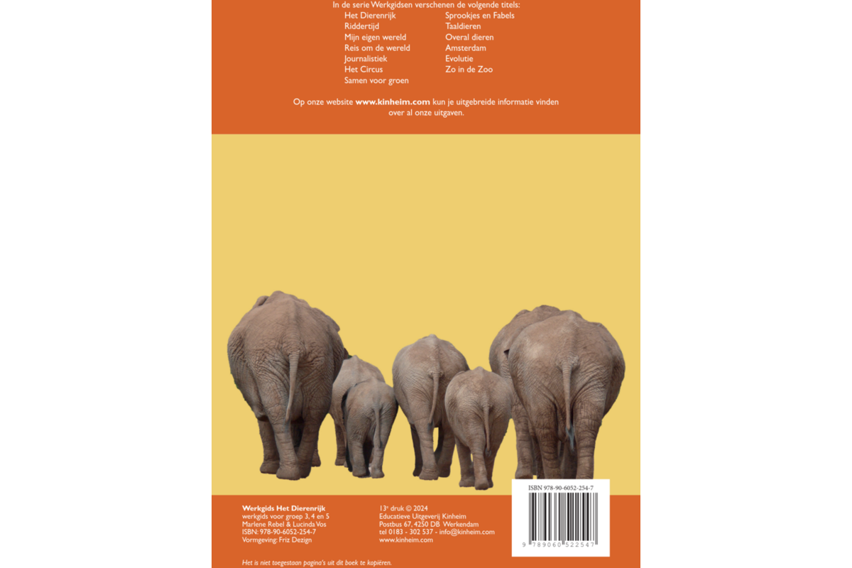 Dierenrijk werkgids (5 stuks)