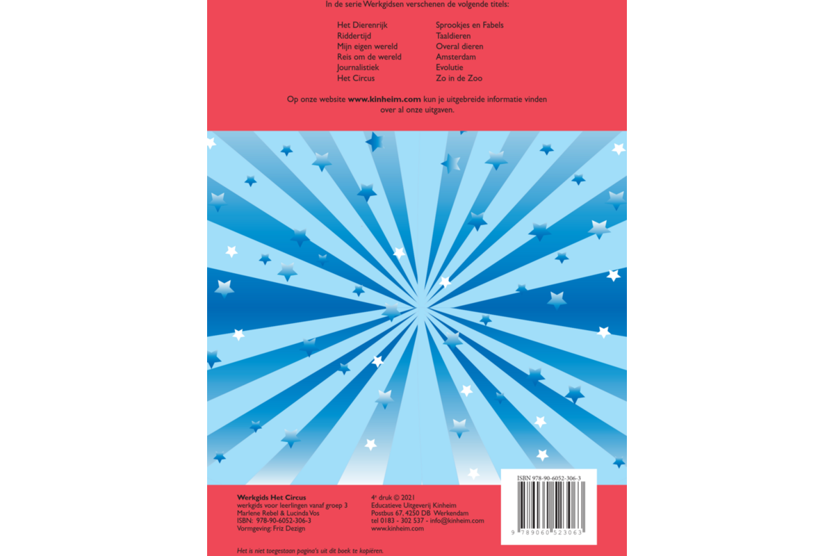 Circus werkgids (5 stuks)
