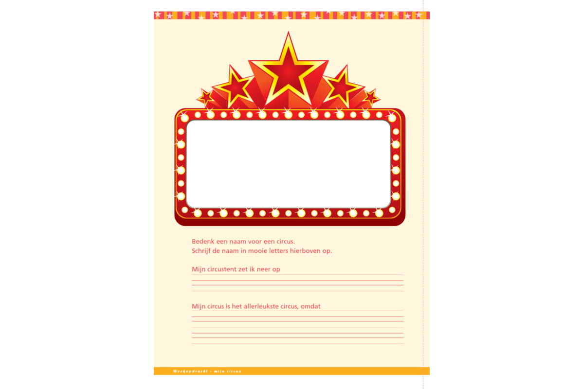 Circus werkgids (5 stuks)