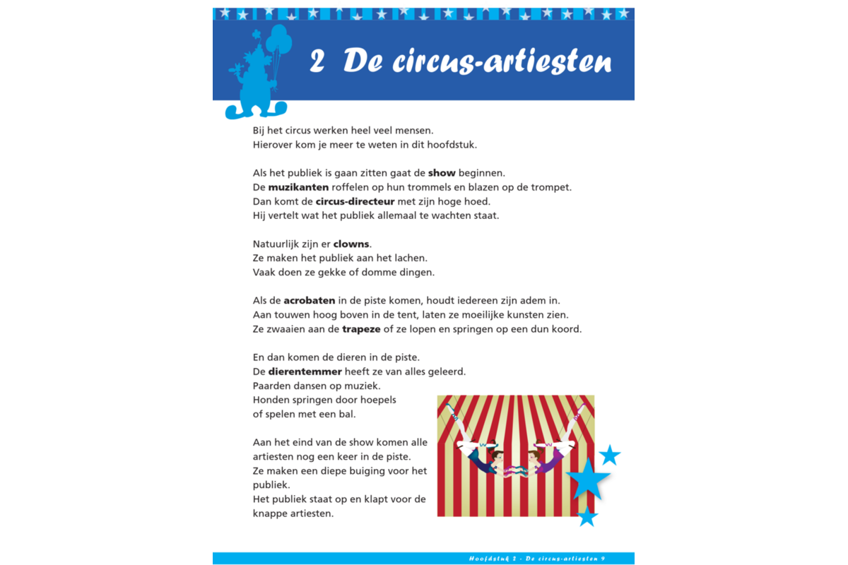 Circus werkgids (5 stuks)