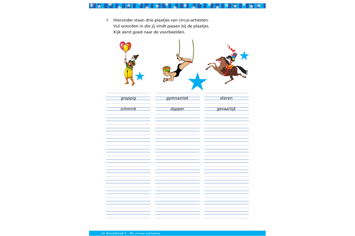 Circus werkgids (5 stuks)