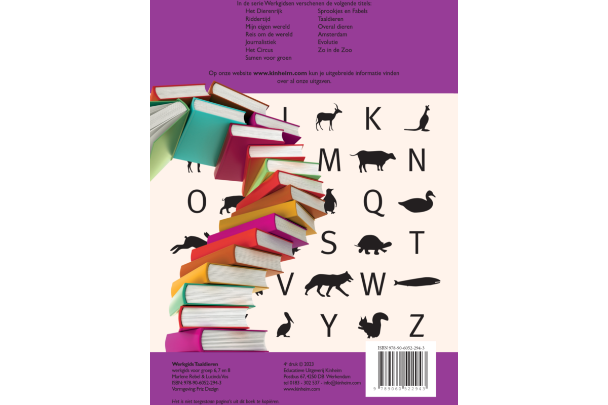 Taaldieren/dierenbundel werkgids (5 stuks)