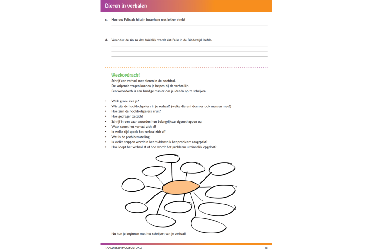 Taaldieren/dierenbundel werkgids (5 stuks)