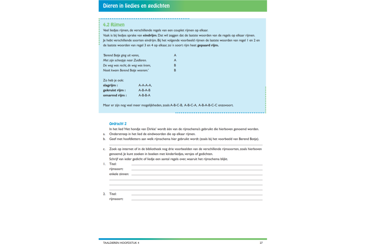 Taaldieren/dierenbundel werkgids (5 stuks)