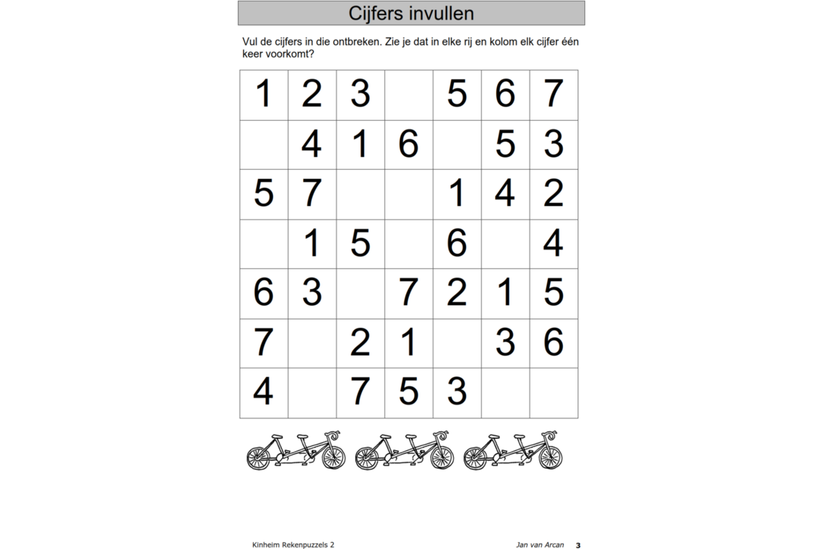 Rekenpuzzels 2 (5 stuks)
