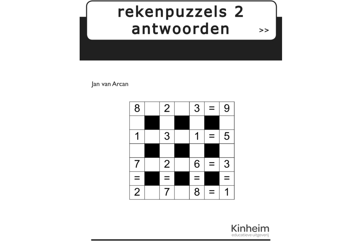 Rekenpuzzels 2 antwoorden