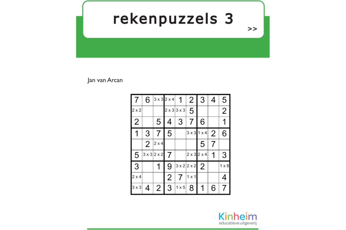 Rekenpuzzels 3 (5 stuks)