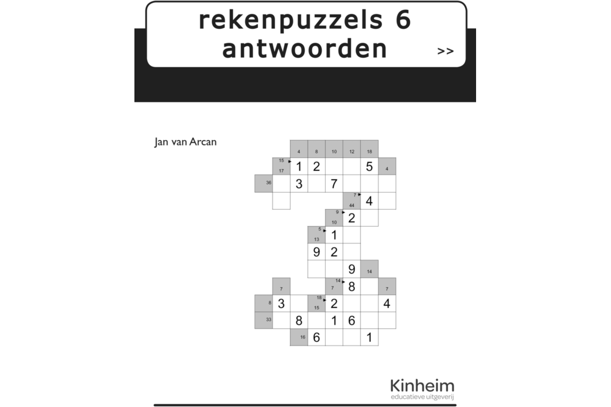 Rekenpuzzels 6 antwoorden