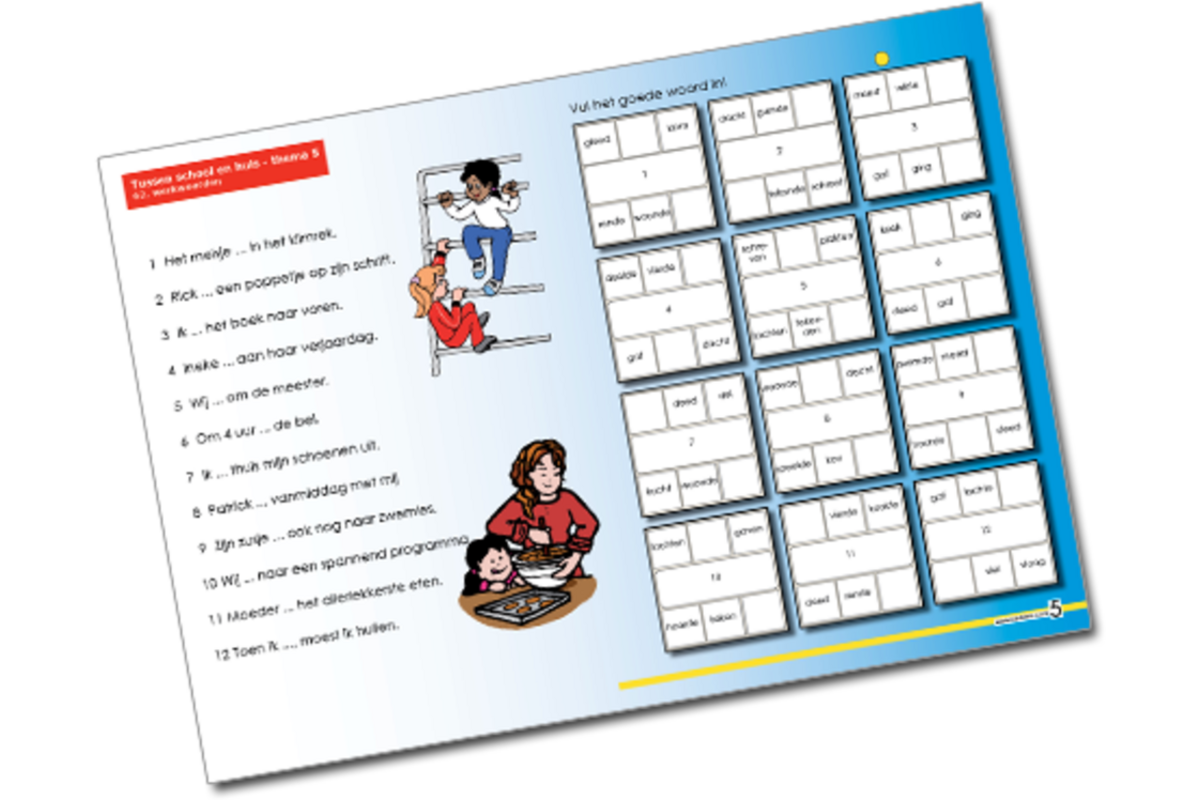 Taalkaarten groep 5 (set van 120 kaarten)
