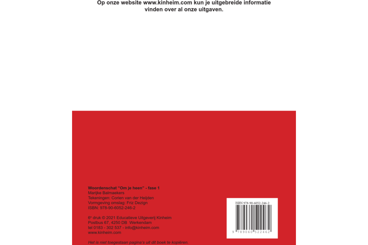 Woordenschat fase 1 (5 stuks)