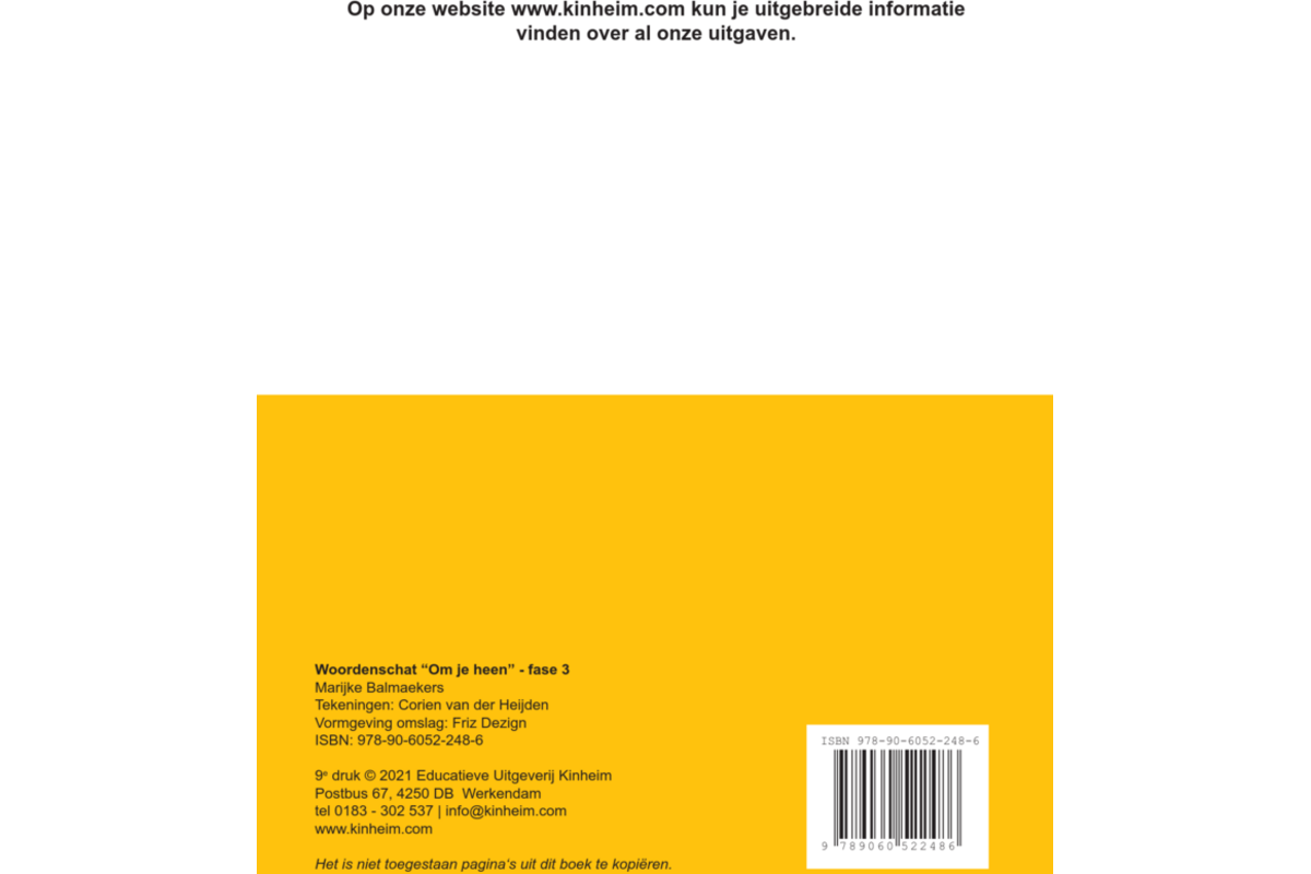 Woordenschat fase 3 (5 stuks)