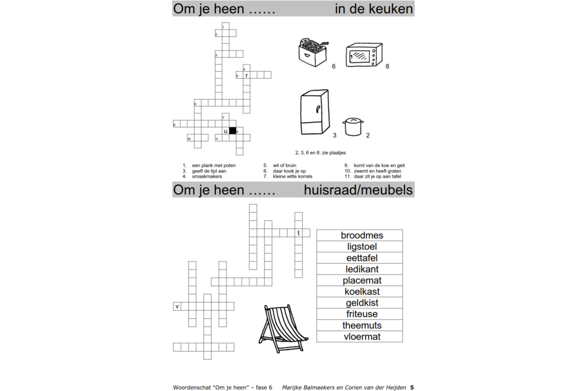 Woordenschat fase 6 (5 stuks)