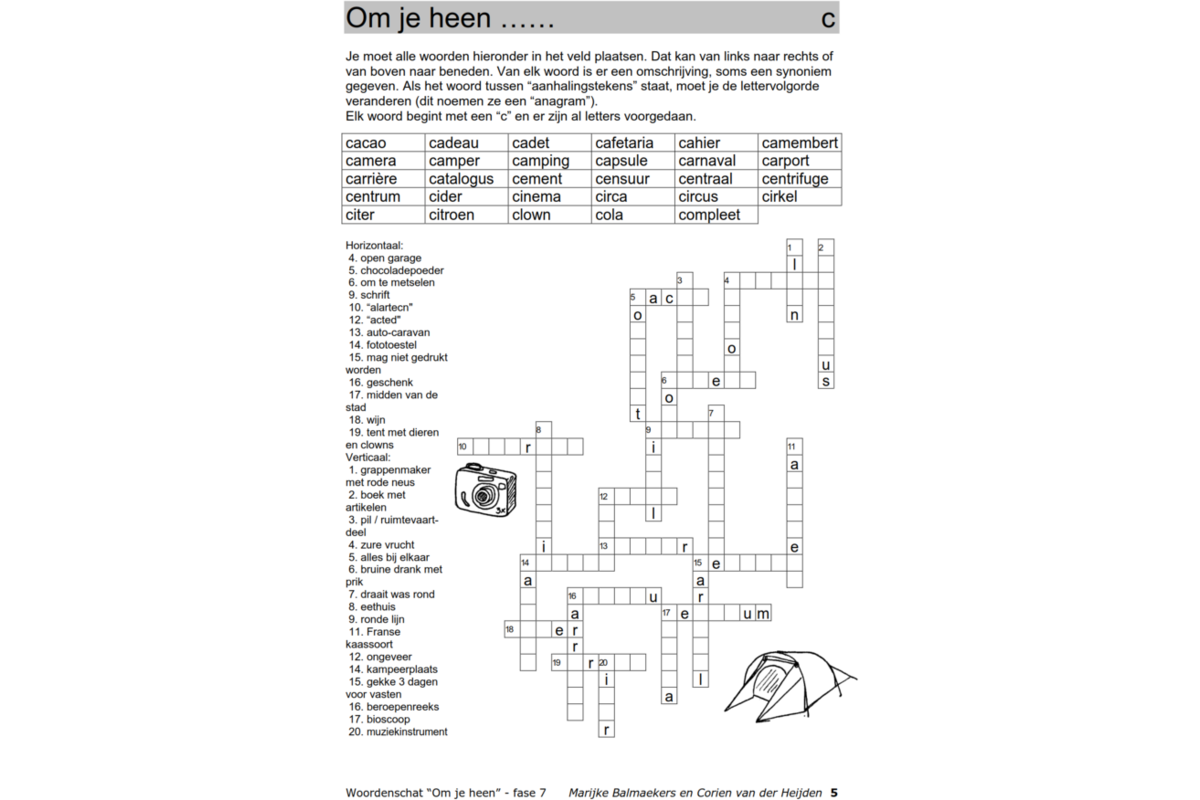 Woordenschat fase 7