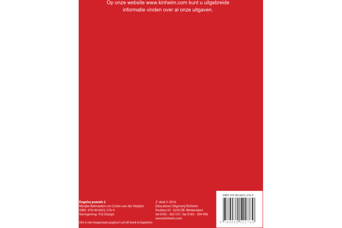 Engelse puzzels 2 (5 stuks)