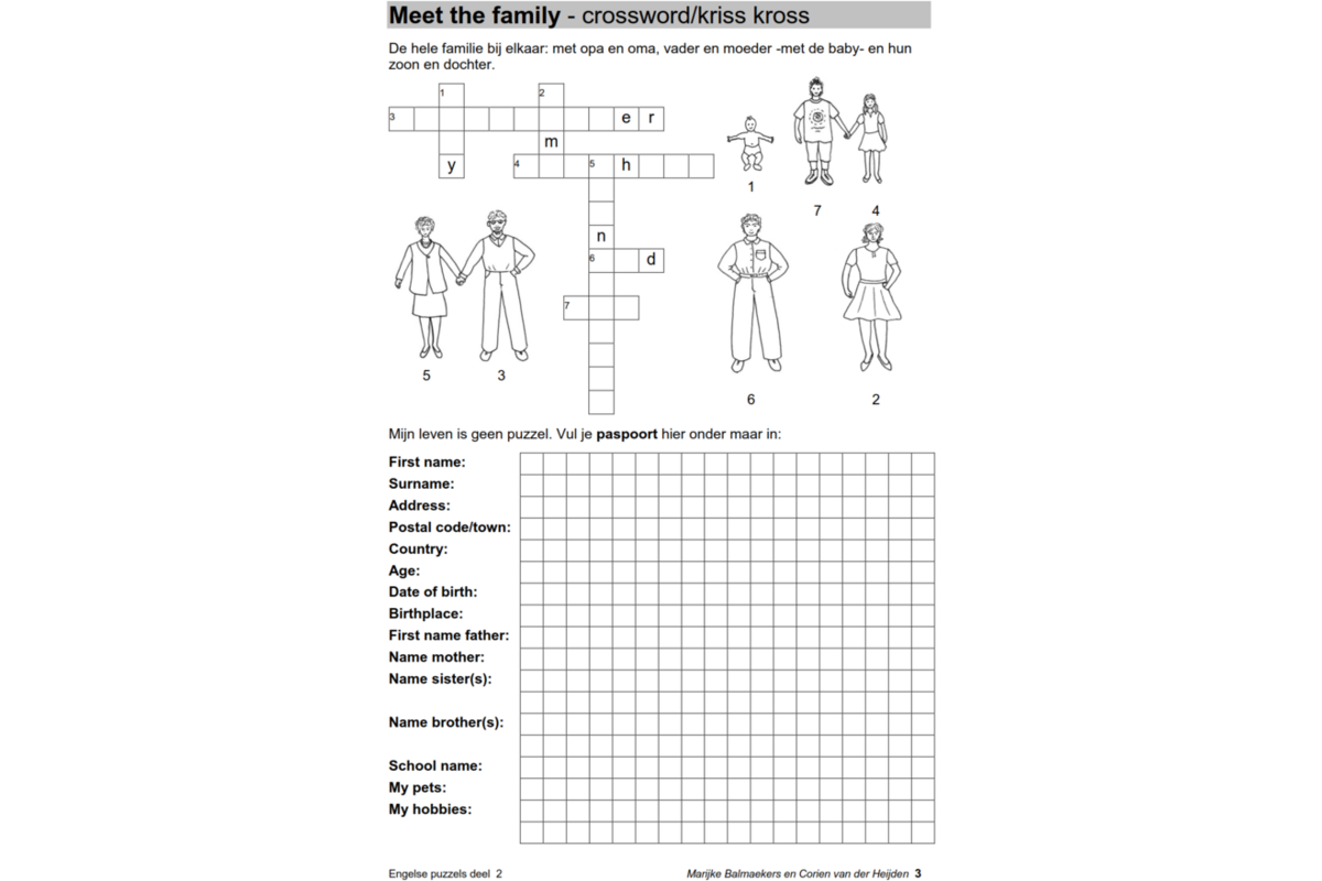 Engelse puzzels 2 (5 stuks)