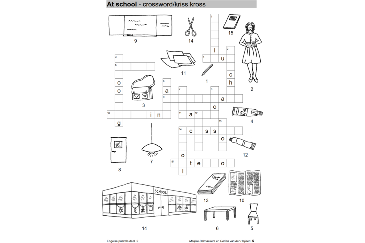 Engelse puzzels 2 (5 stuks)
