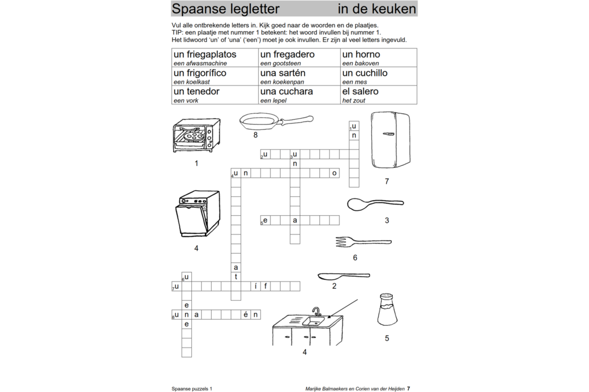 Spaanse puzzels 1