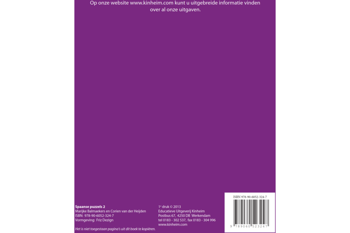 Spaanse puzzels 2 (5 stuks)