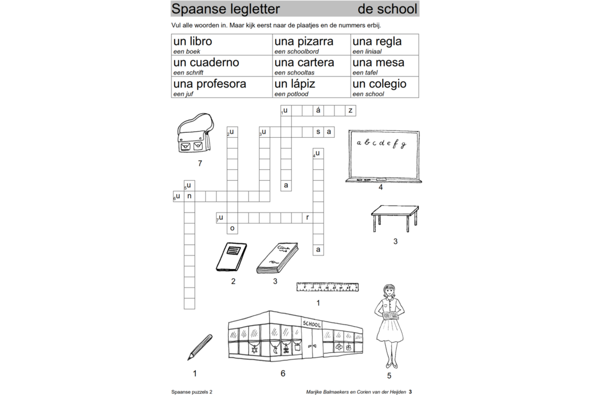 Spaanse puzzels 2 (5 stuks)