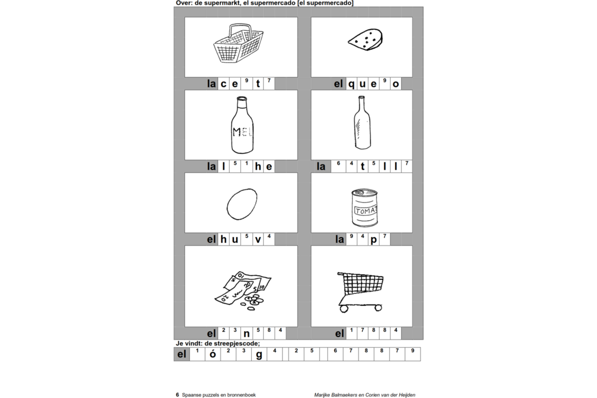 Spaanse puzzels bronnenboek (5 stuks)
