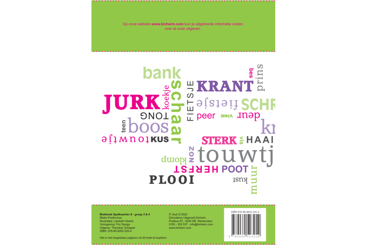 Blokboek spelkwartier A groep 3 - 4 (5 stuks)