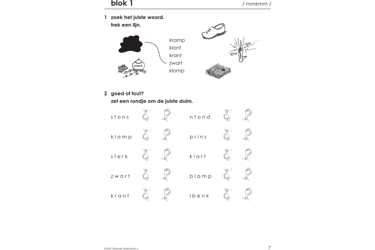 Blokboek spelkwartier A groep 3 - 4 (5 stuks)