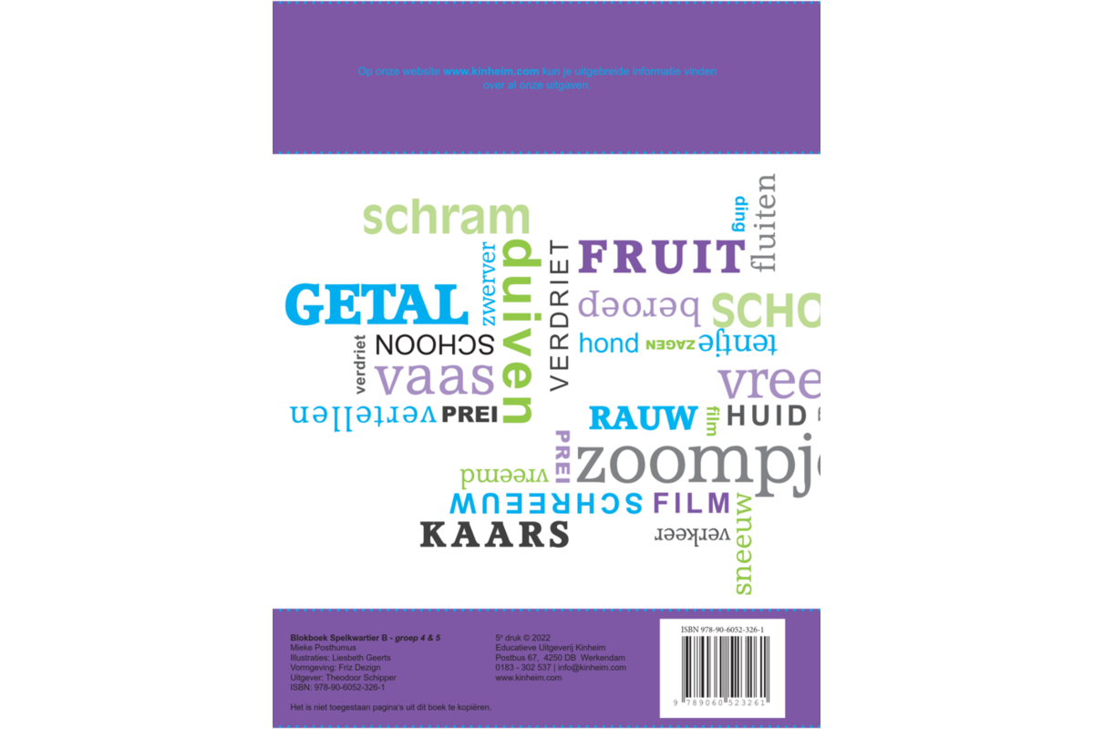 Blokboek spelkwartier B groep 4 - 5 (5 stuks)