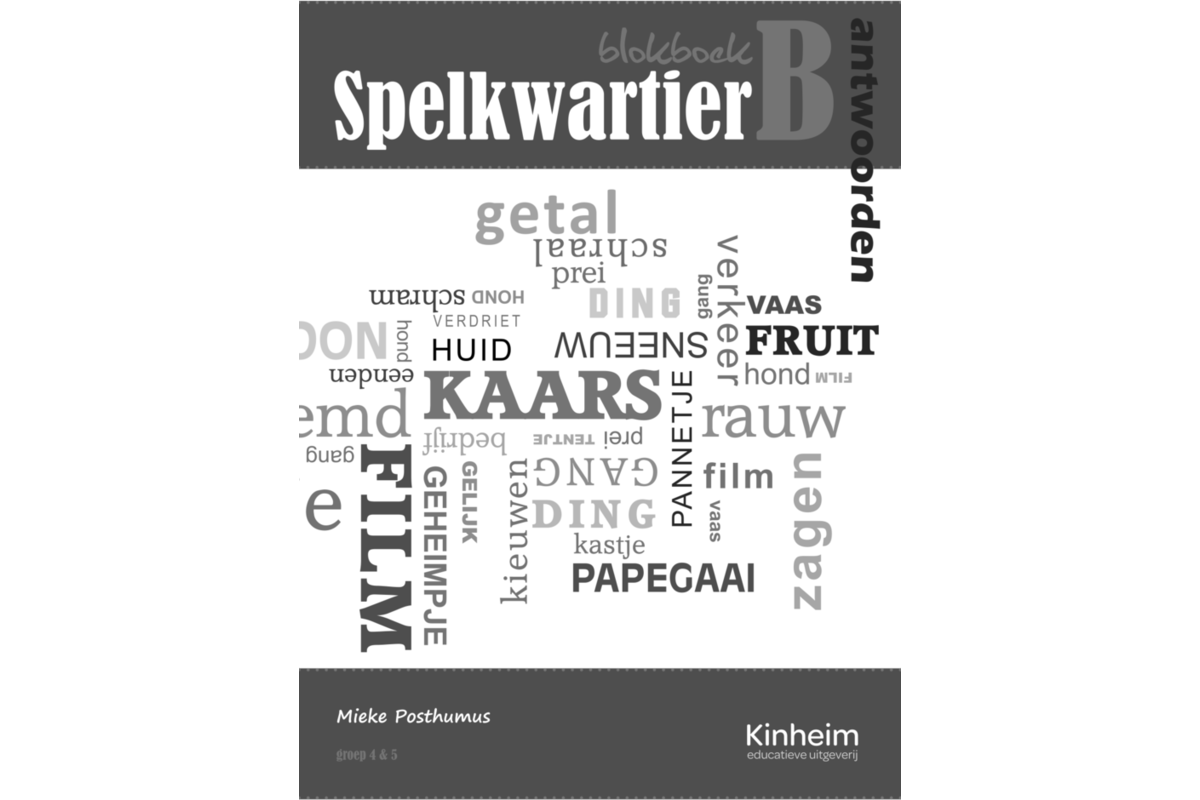 Blokboek spelkwartier B groep 4 - 5 antwoorden