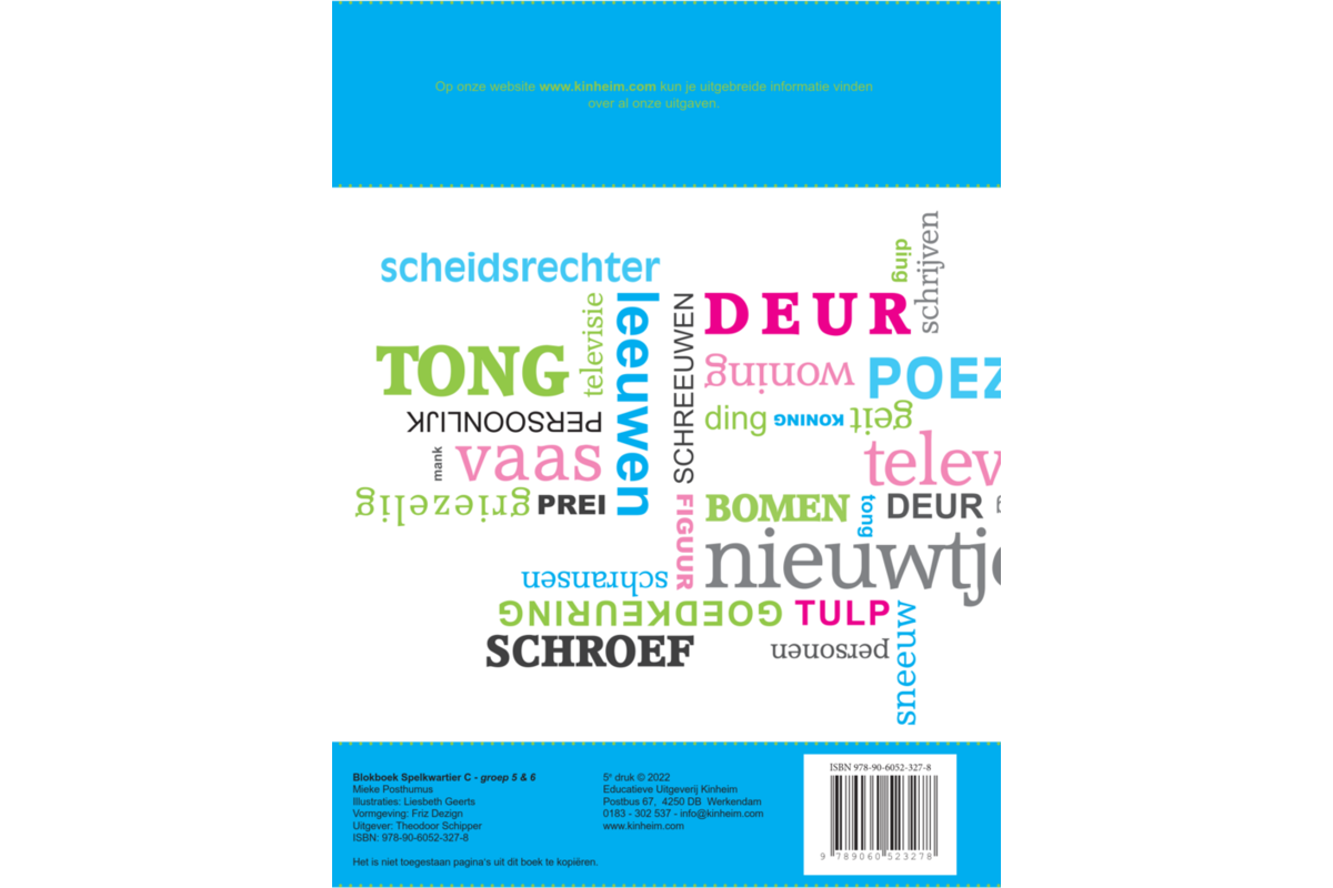 Blokboek spelkwartier C groep 5 - 6 (5 stuks)