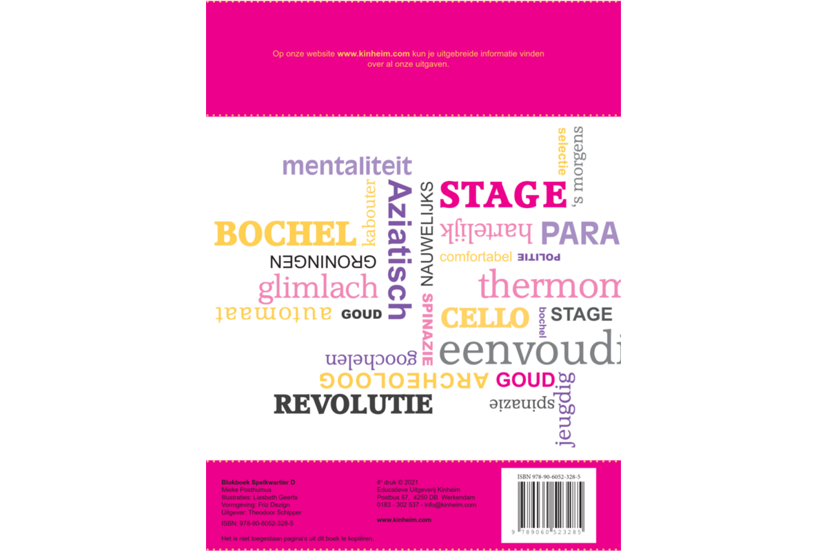 Blokboek spelkwartier D groep 6 - 7 (5 stuks)