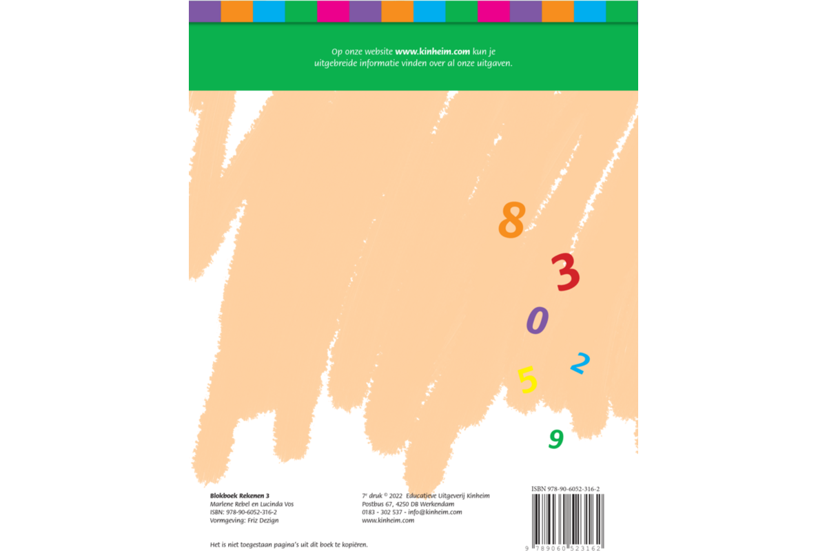 Blokboek rekenen groep 3 (5 stuks)