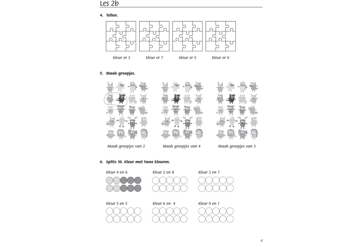 Blokboek rekenen groep 3 (5 stuks)