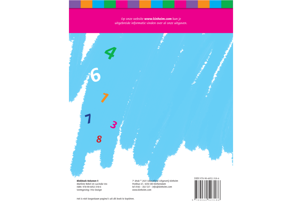 Blokboek rekenen groep 5 (5 stuks)