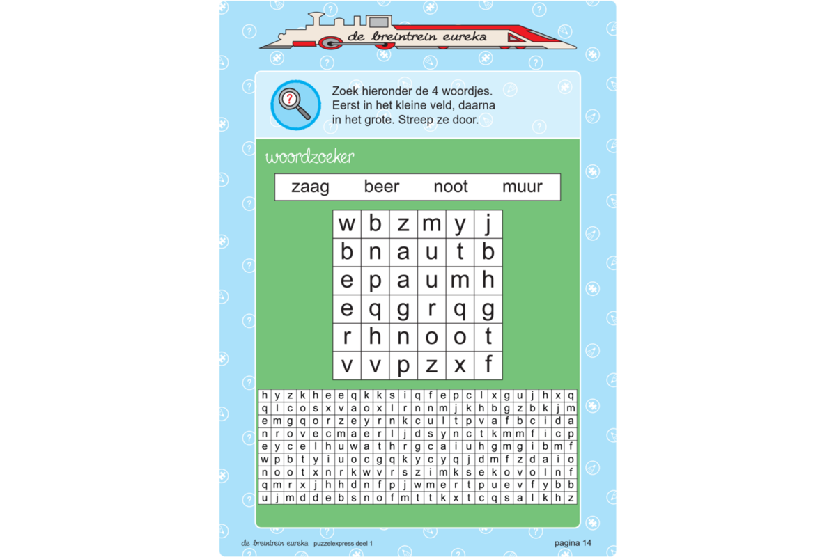 De breintrein eureka 1 groep 1-2 (5 stuks)