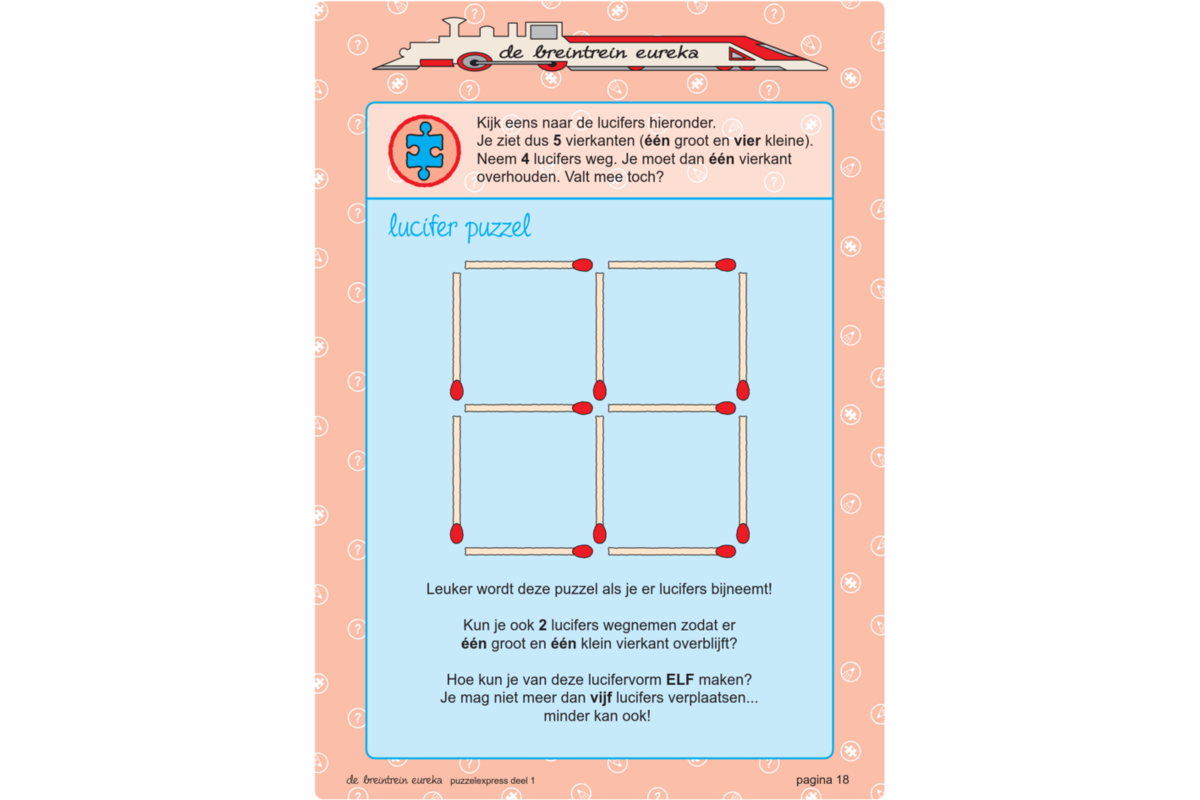 De breintrein eureka 1 groep 1-2 (5 stuks)