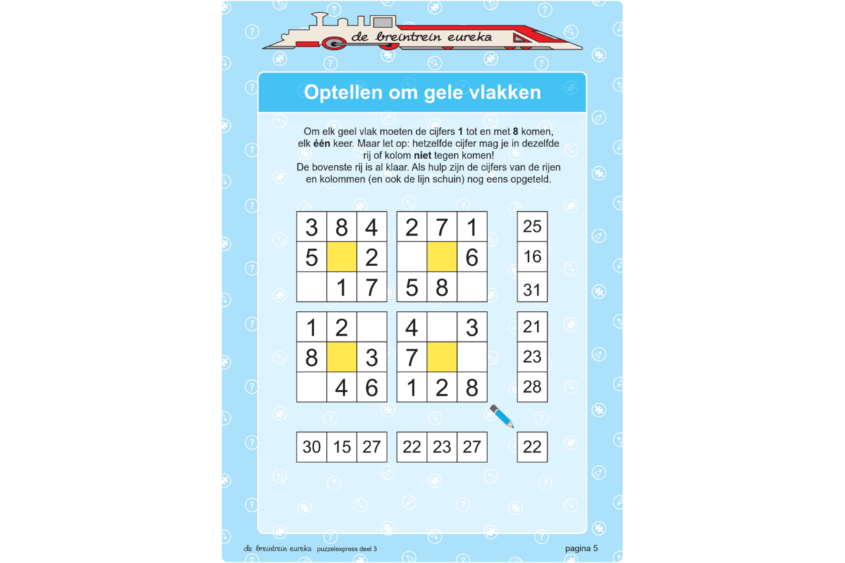 De breintrein eureka 3 groep 3-4 (5 stuks)