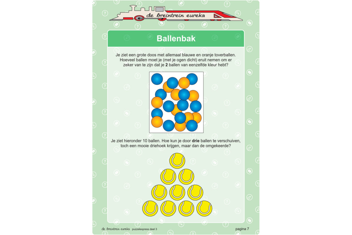 De breintrein eureka 3 groep 3-4 (5 stuks)