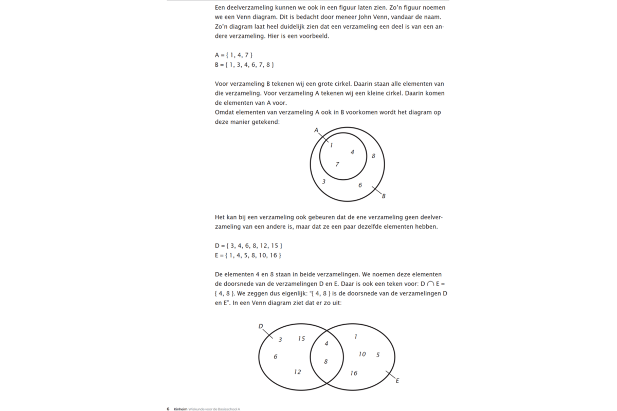 Blokboek Wiskunde voor de Basisschool A (5 stuks)