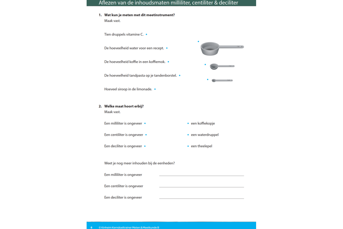 Kerndoeltrainer Meten & Meetkunde B (5 stuks)